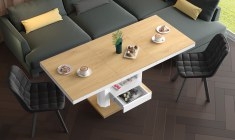 QUADRO MAX coffee table (high gloss/different colours)